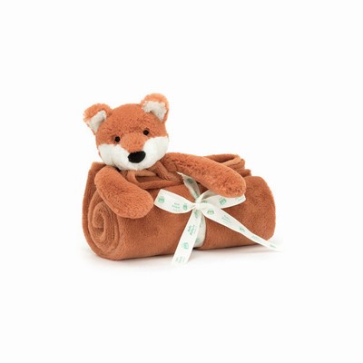 Jellycat Bashful Fox Cub Blankets New Zealand | ROMQA5276